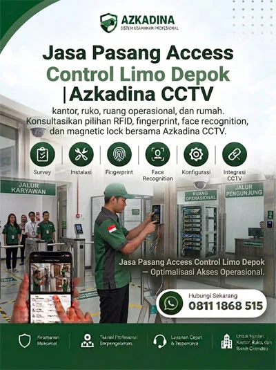 Jasa Pasang Access Control Limo Depok | Azkadina CCTV