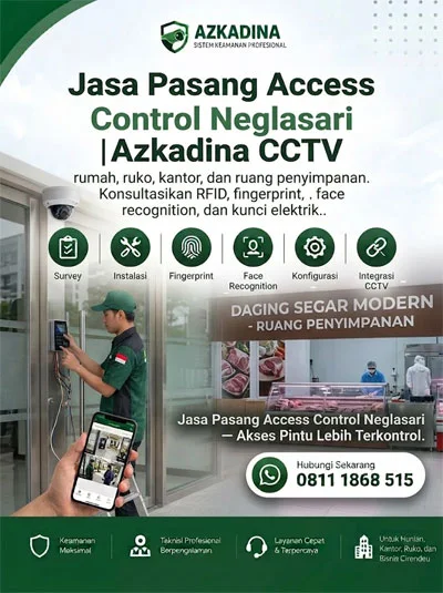 Jasa Pasang Access Control Neglasari | Azkadina CCTV