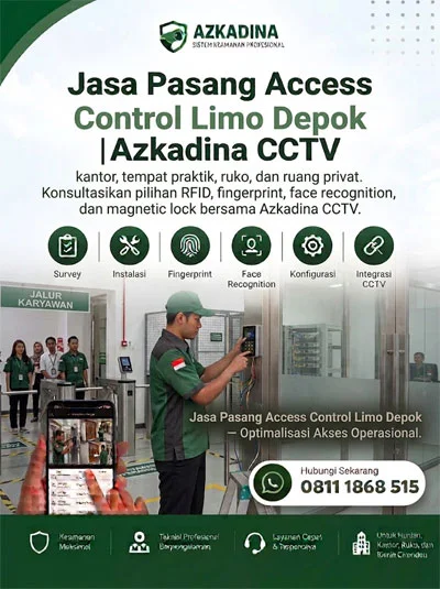 Jasa Pasang Access Control Pondok Labu | Azkadina CCTV
