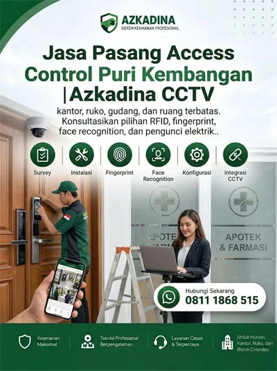Jasa Pasang Access Control Puri Kembangan | Azkadina CCTV