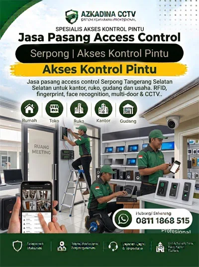 Jasa Pasang Access Control Serpong | Akses Kontrol Pintu