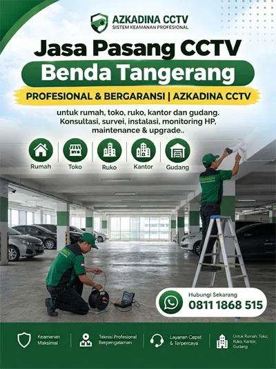 Jasa Pasang CCTV Benda Tangerang Profesional & Bergaransi
