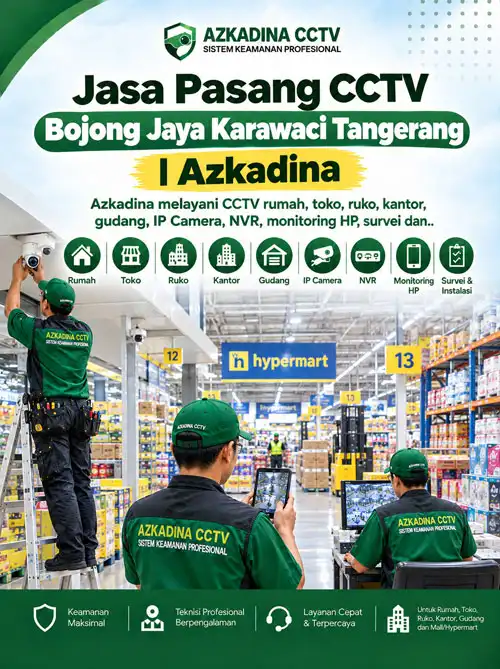 Jasa Pasang CCTV Bojong Jaya Karawaci Tangerang | Azkadina