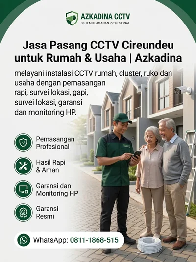 Jasa Pasang CCTV Cireundeu untuk Rumah & Usaha | Azkadina