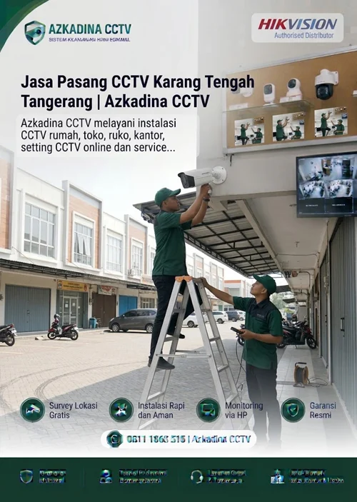Jasa Pasang CCTV Karang Tengah Tangerang | Azkadina CCTV