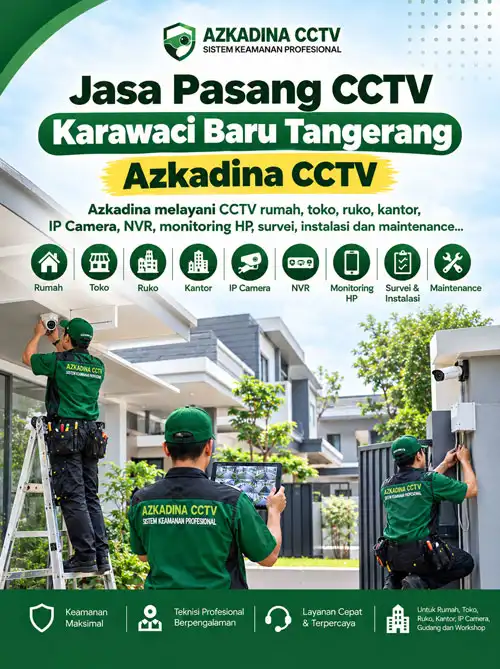 Jasa Pasang CCTV Karawaci Baru Tangerang | Azkadina CCTV
