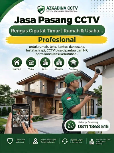 Jasa Pasang CCTV Rengas Ciputat Timur | Rumah & Usaha