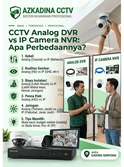 CCTV Analog DVR vs IP Camera NVR: Apa Perbedaannya?
