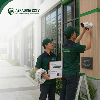 Teknisi Azkadina CCTV membantu kebutuhan pemasangan dan service CCTV